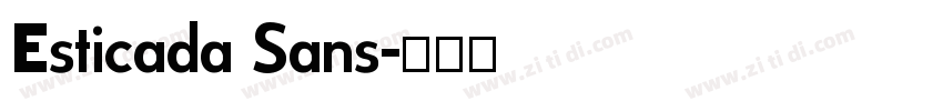 Esticada Sans字体转换